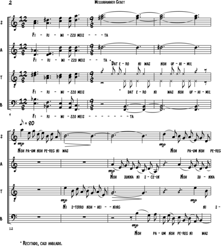 Díaz Oñoro, Juan Manuel: Diabelli-Contest 2016 - Coro>SSAATTBB:1