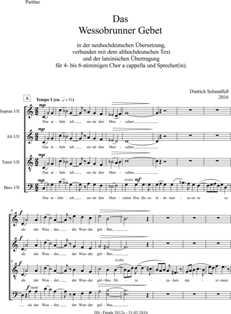 Schmalfuß, Dietrich: Diabelli-Contest 2016 - Coro>SSAATTBB:0