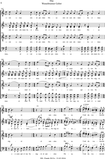 Schmalfuß, Dietrich: Diabelli-Contest 2016 - Coro>SSAATTBB:5