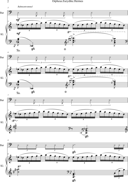Windhagauer, Horst: Carl Orff Competition 2018 Orpheus.Eurydike.Hermes. - Solo>bajo+Perc+Pno:1