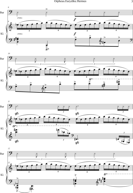 Windhagauer, Horst: Carl Orff Competition 2018 Orpheus.Eurydike.Hermes. - Solo>bajo+Perc+Pno:2