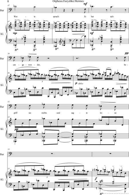 Windhagauer, Horst: Carl Orff Competition 2018 Orpheus.Eurydike.Hermes. - Solo>bajo+Perc+Pno:7