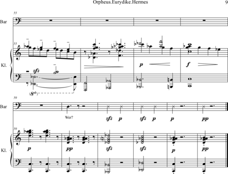 Windhagauer, Horst: Carl Orff Competition 2018 Orpheus.Eurydike.Hermes. - Solo>bajo+Perc+Pno:8