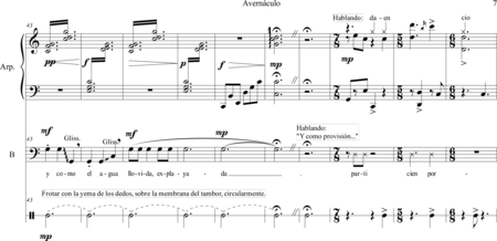 Fernández Toro, Cristian Felipe: Carl Orff Competition 2018 Avernáculo (A la Chilena) - Solo>bajo+Perc+Arp:7