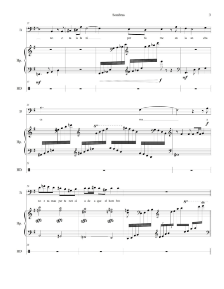 Monroy Bustos, Milton Javier: Carl Orff Competition 2018 SOMBRAS - Solo>bajo+Perc+Arp:2