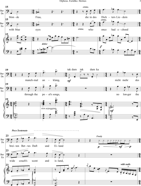 Denev, Lyubomir: Carl Orff Competition 2018 Ballad for Orpheus and Eurydice by Lyubomir DENEV - Solo>bajo+Perc+Arp:2