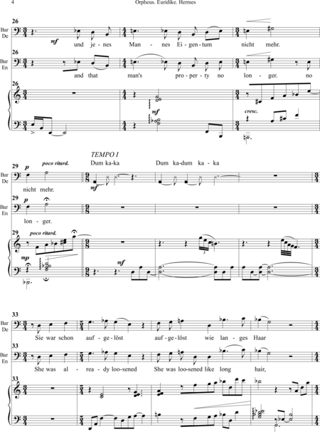 Denev, Lyubomir: Carl Orff Competition 2018 Ballad for Orpheus and Eurydice by Lyubomir DENEV - Solo>bajo+Perc+Arp:3