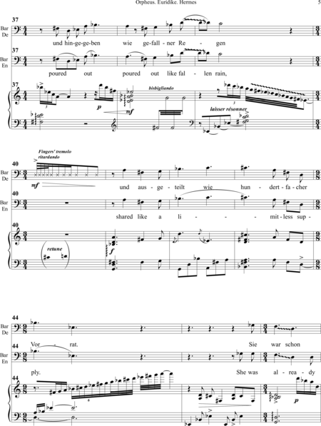 Denev, Lyubomir: Carl Orff Competition 2018 Ballad for Orpheus and Eurydice by Lyubomir DENEV - Solo>bajo+Perc+Arp:4