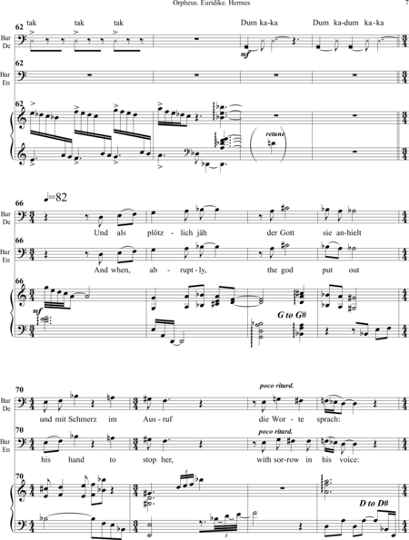 Denev, Lyubomir: Carl Orff Competition 2018 Ballad for Orpheus and Eurydice by Lyubomir DENEV - Solo>bajo+Perc+Arp:6