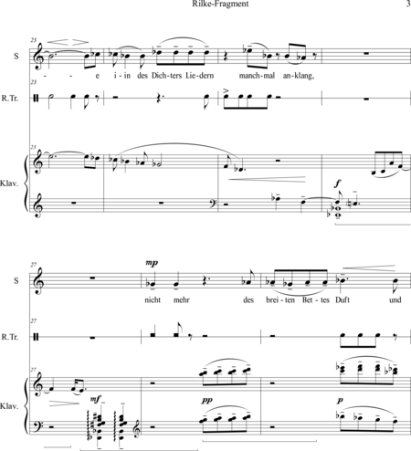 Sokachyk, Renata: Carl Orff Competition 2018 Renata Sokachyk "Rilke-Fragment" - Solo>sop+Perc+Pno:2