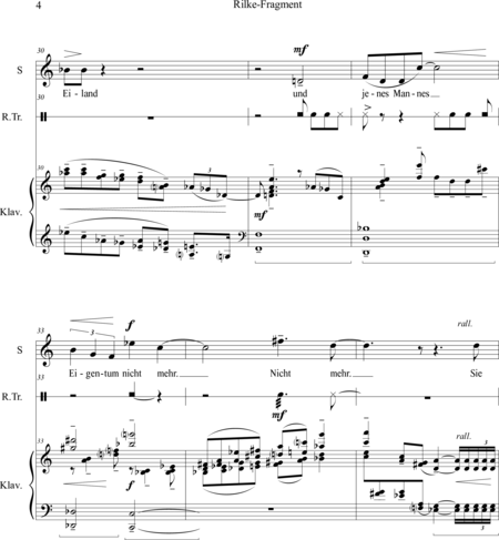Sokachyk, Renata: Carl Orff Competition 2018 Renata Sokachyk "Rilke-Fragment" - Solo>sop+Perc+Pno:3