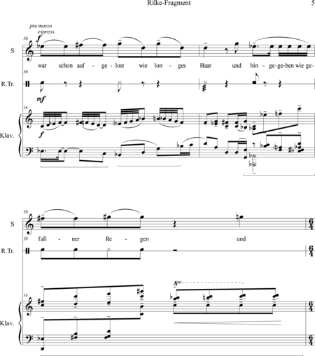 Sokachyk, Renata: Carl Orff Competition 2018 Renata Sokachyk "Rilke-Fragment" - Solo>sop+Perc+Pno:4