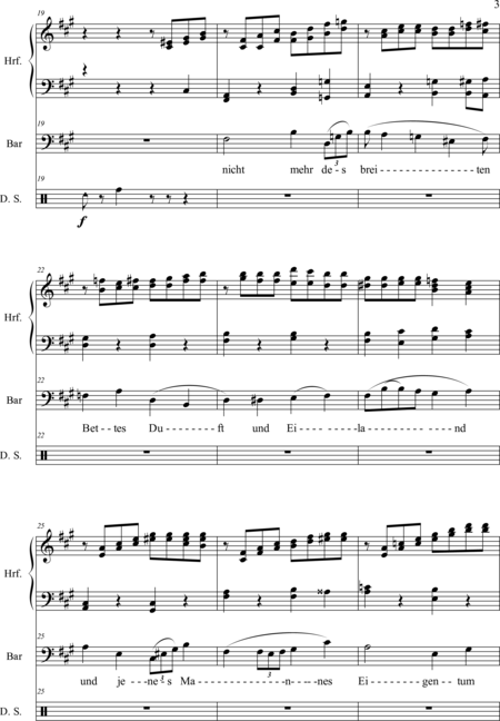 Schaepers, Felix: Carl Orff Competition 2018 Orpheus.Eurydike.Hermes - Solo>bajo+Perc+Arp:2