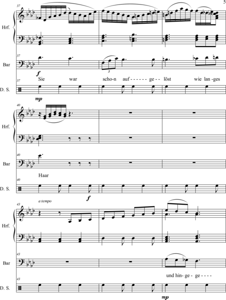 Schaepers, Felix: Carl Orff Competition 2018 Orpheus.Eurydike.Hermes - Solo>bajo+Perc+Arp:4