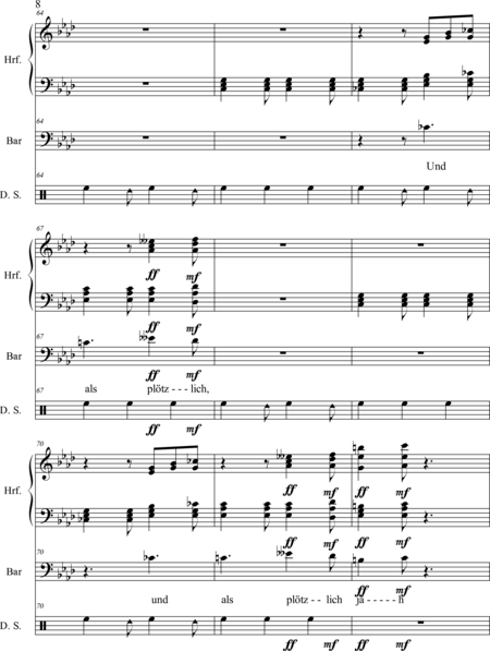Schaepers, Felix: Carl Orff Competition 2018 Orpheus.Eurydike.Hermes - Solo>bajo+Perc+Arp:7