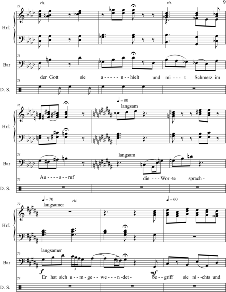 Schaepers, Felix: Carl Orff Competition 2018 Orpheus.Eurydike.Hermes - Solo>bajo+Perc+Arp:8