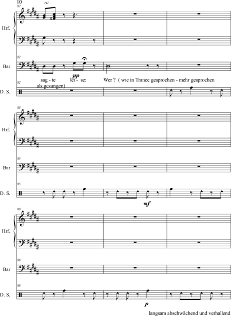 Schaepers, Felix: Carl Orff Competition 2018 Orpheus.Eurydike.Hermes - Solo>bajo+Perc+Arp:9