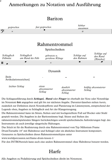 Kirleis, Holger: Carl Orff Competition 2018 Orpheus.Eurydike.Hermes. Assoziationen für Bariton mi - Solo>bajo+Perc+Arp:1