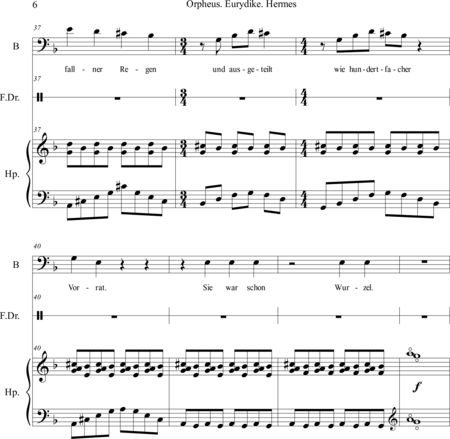 Ashkenasi, Danny: Carl Orff Competition 2018 Orpheus. Eurydike. Hermes - Solo>bajo+Perc+Arp:5
