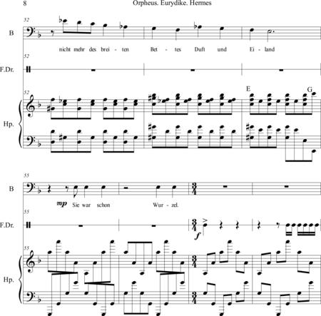 Ashkenasi, Danny: Carl Orff Competition 2018 Orpheus. Eurydike. Hermes - Solo>bajo+Perc+Arp:7