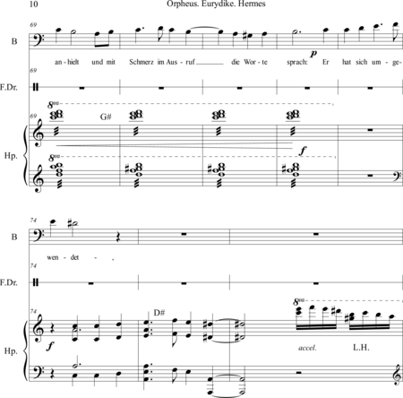 Ashkenasi, Danny: Carl Orff Competition 2018 Orpheus. Eurydike. Hermes - Solo>bajo+Perc+Arp:9