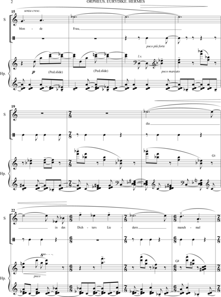 Apollonov, Pyotr: Carl Orff Competition 2018 Orpheus. Eurydike. Hermes - Solo>sop+Perc+Arp:1