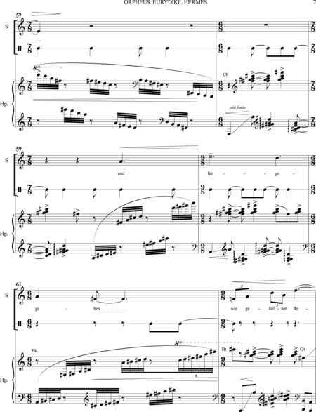 Apollonov, Pyotr: Carl Orff Competition 2018 Orpheus. Eurydike. Hermes - Solo>sop+Perc+Arp:6