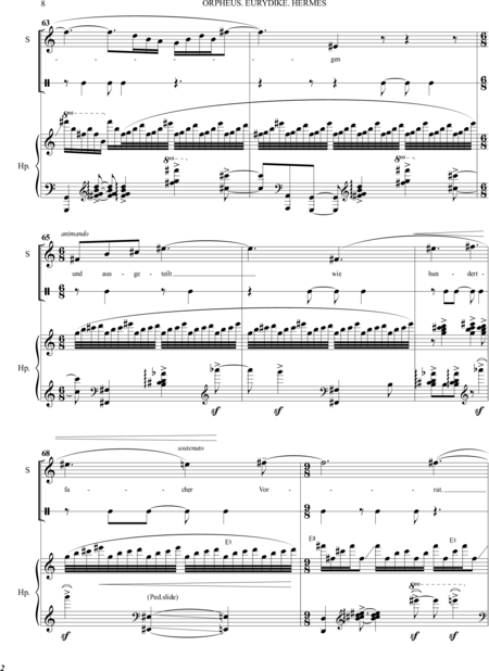 Apollonov, Pyotr: Carl Orff Competition 2018 Orpheus. Eurydike. Hermes - Solo>sop+Perc+Arp:7