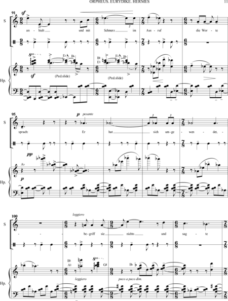 Apollonov, Pyotr: Carl Orff Competition 2018 Orpheus. Eurydike. Hermes - Solo>sop+Perc+Arp:10