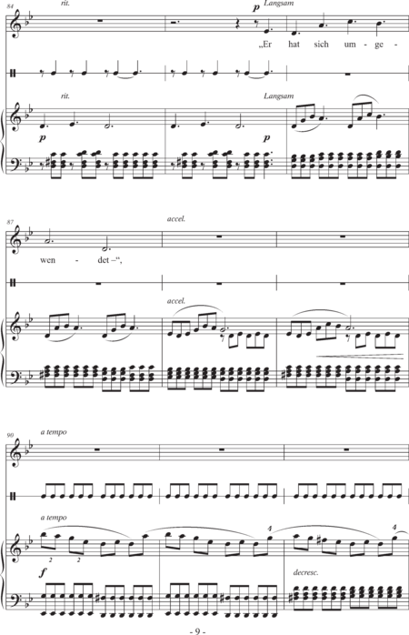 Hecker, Hartmut: Carl Orff Competition 2018 Orpheus.Eurydike.Hermes_Hecker: Klavierstimme - Solo>sop+Perc+Pno:8