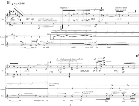 Hung, Chris: Carl Orff Competition 2018 Variation of Orpheus.Eurydice.Hermes - Solo>sop+Perc+Arp:4