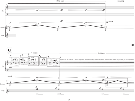 Hung, Chris: Carl Orff Competition 2018 Variation of Orpheus.Eurydice.Hermes - Solo>sop+Perc+Arp:9
