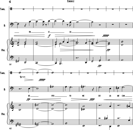 Rivas Ramirez, jose felix: Carl Orff Competition 2018 Euridice II - Solo>bajo+Perc+Pno:3