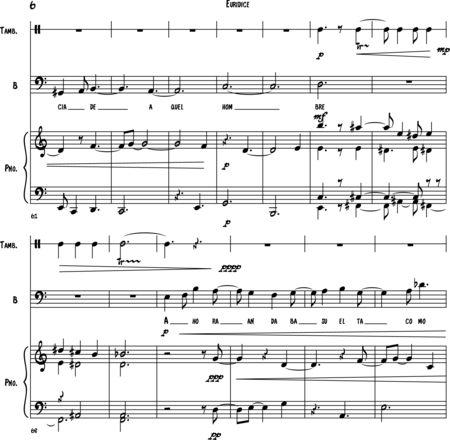 Rivas Ramirez, jose felix: Carl Orff Competition 2018 Euridice II - Solo>bajo+Perc+Pno:5