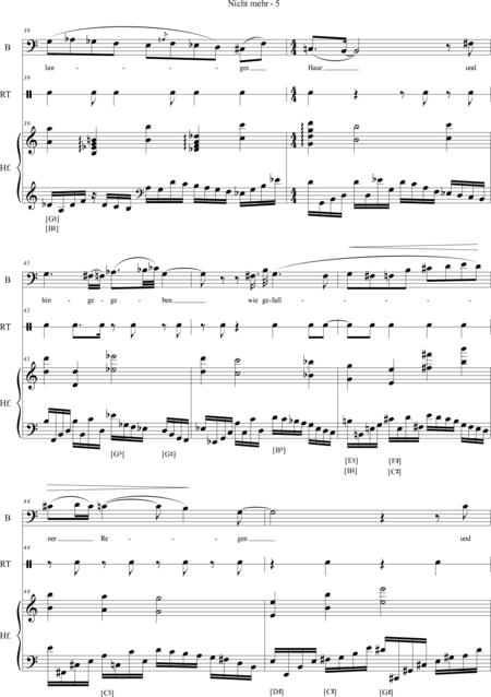 Bartholomew, Alexander: Carl Orff Competition 2018 Nicht mehr - Solo>bajo+Perc+Arp:4
