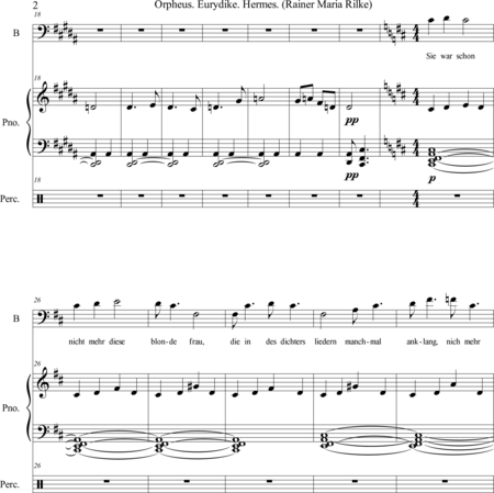 Mandarino Baranowiski, Marcus Vinicius: Carl Orff Competition 2018 Orpheus - Solo>bajo+Perc+Pno:1