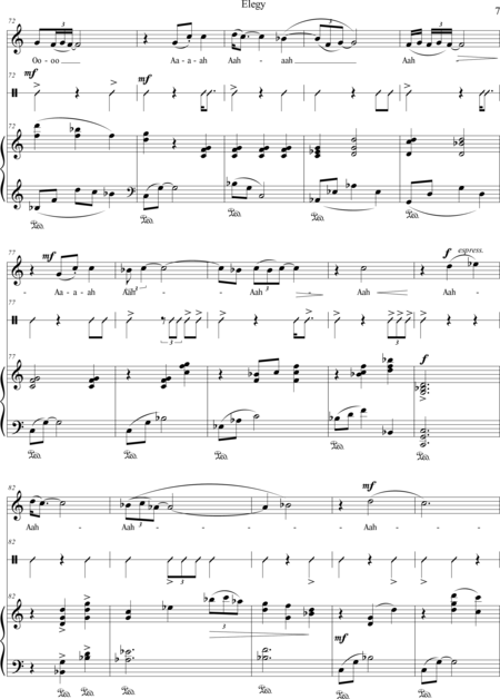 Cho, Soojin: Carl Orff Competition 2018 Orpheus.Eurydice.Hermes( Rainer Maria Rilke) Elegy fo - Solo>sop+Perc+Pno:6