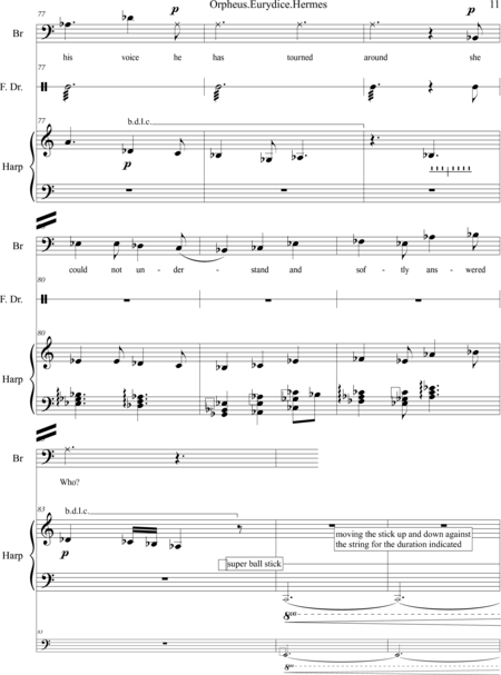 Ottani, Andrea: Carl Orff Competition 2018 Orpheus.Eurydice.Hermes - Solo>bajo+Perc+Arp:10