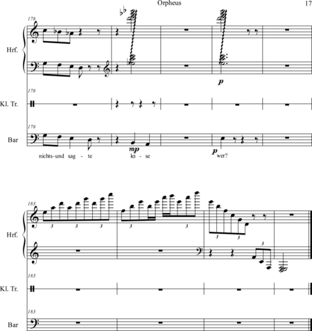 Muhr, Raphael: Carl Orff Competition 2018 Orpheus, Eurydike, Hermes - Solo>bajo+Perc+Arp:16
