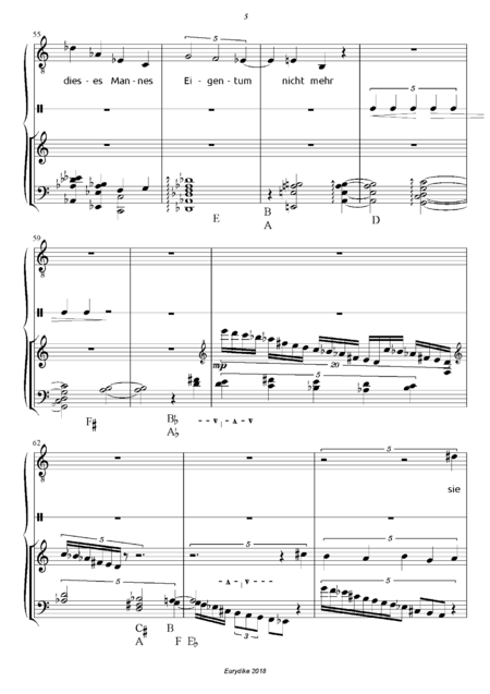 Aurig, Solco: Carl Orff Competition 2018 Eurydike - Solo>bajo+Perc+Arp:4