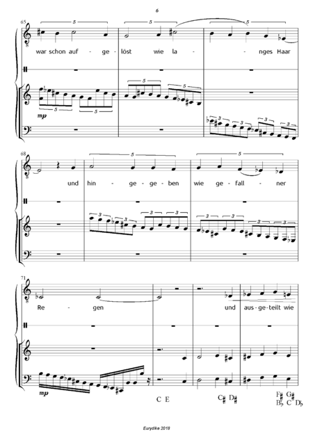 Aurig, Solco: Carl Orff Competition 2018 Eurydike - Solo>bajo+Perc+Arp:5