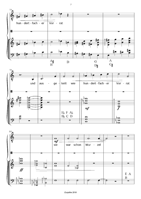 Aurig, Solco: Carl Orff Competition 2018 Eurydike - Solo>bajo+Perc+Arp:6
