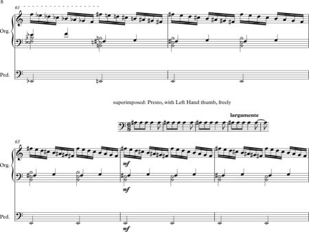 Le Cointre, Jochem: Carl Orff Competition 2019 Organ Fantasy - Órgano>cPed:7