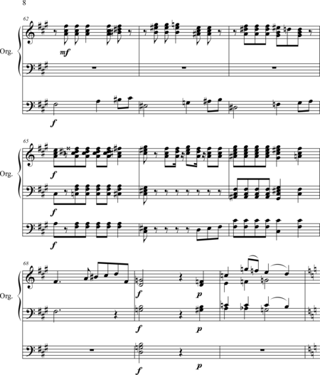 Schaepers, Felix: Carl Orff Competition 2019 Fantasie für Orgel Mozart Orff 2019 [Carl Orff Compet - Organ>wped:7