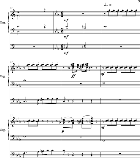 Schaepers, Felix: Carl Orff Competition 2019 Fantasie für Orgel Mozart Orff 2019 [Carl Orff Compet - Organ>wped:8