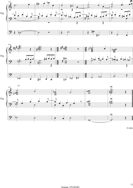 Oviedo, Jorge: Carl Orff Competition 2019 Sonata - Organ:10