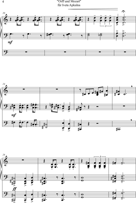 Ewadinger, Dorothea
: Carl Orff Competition 2019 "Orff und Mozart" für Iveta Apkalna [Carl Orff Compet - Órgano>cPed:3