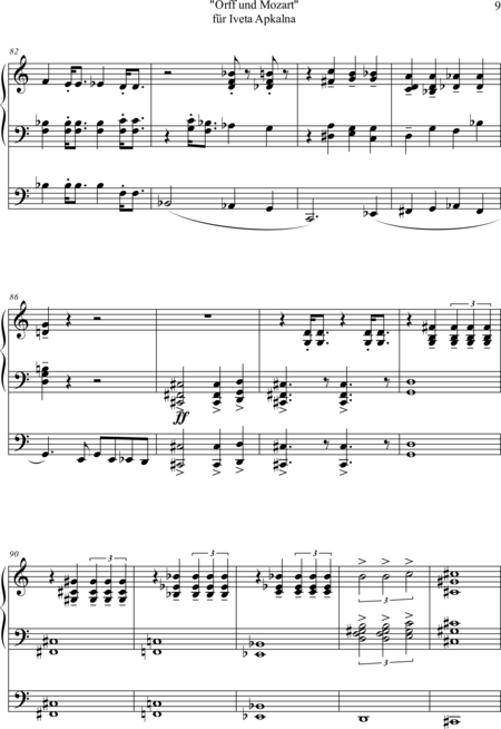 Ewadinger, Dorothea
: Carl Orff Competition 2019 "Orff und Mozart" für Iveta Apkalna [Carl Orff Compet - Órgano>cPed:8