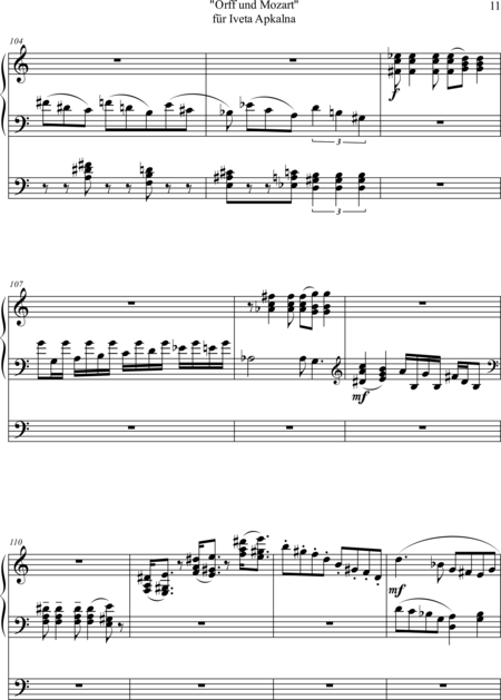 Ewadinger, Dorothea
: Carl Orff Competition 2019 "Orff und Mozart" für Iveta Apkalna [Carl Orff Compet - Órgano>cPed:10