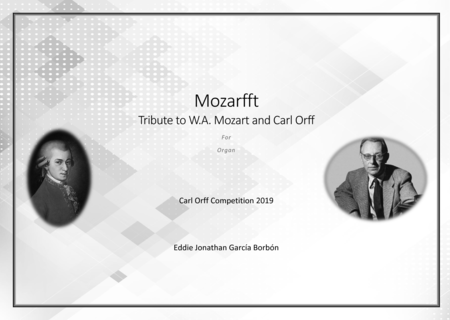García Borbón, Eddie Jonathan: Carl Orff Competition 2019 Mozarfft - Organ>wped:0